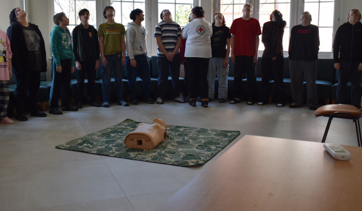 1. fotografia fotogalérie Príležitostné terapeutické aktivity  / Kurz prvej pomoci - foto