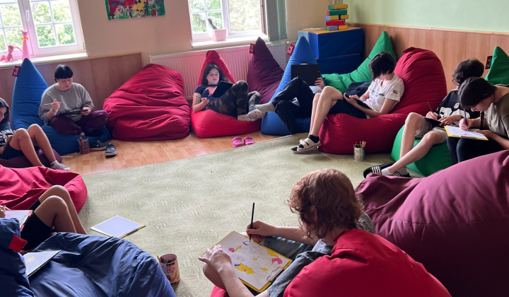 1. fotografia fotogalérie Príležitostné terapeutické aktivity  / Fraktálna kresba - foto